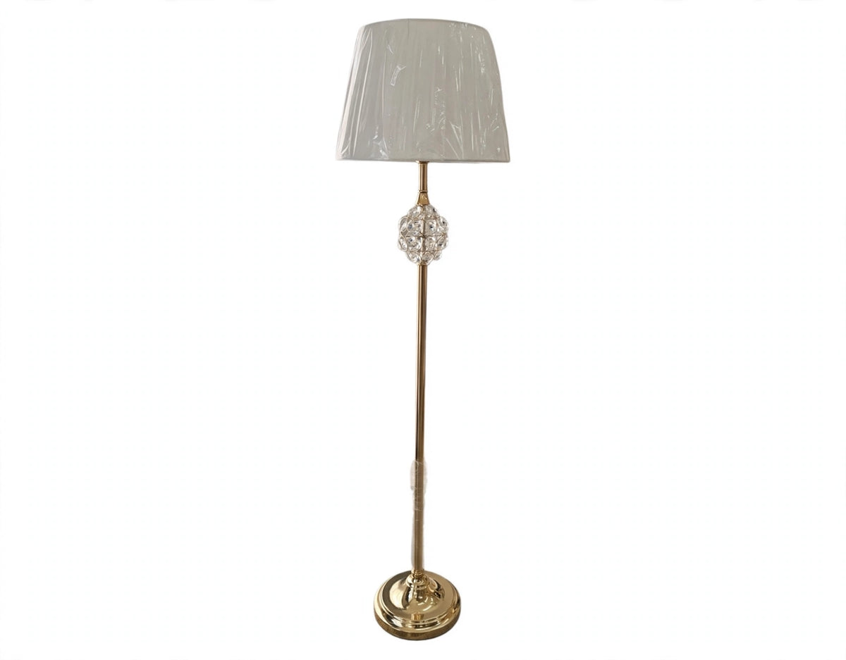 (TLD) CRYSTALLO - Gold Crystal Ball Floor Lamp