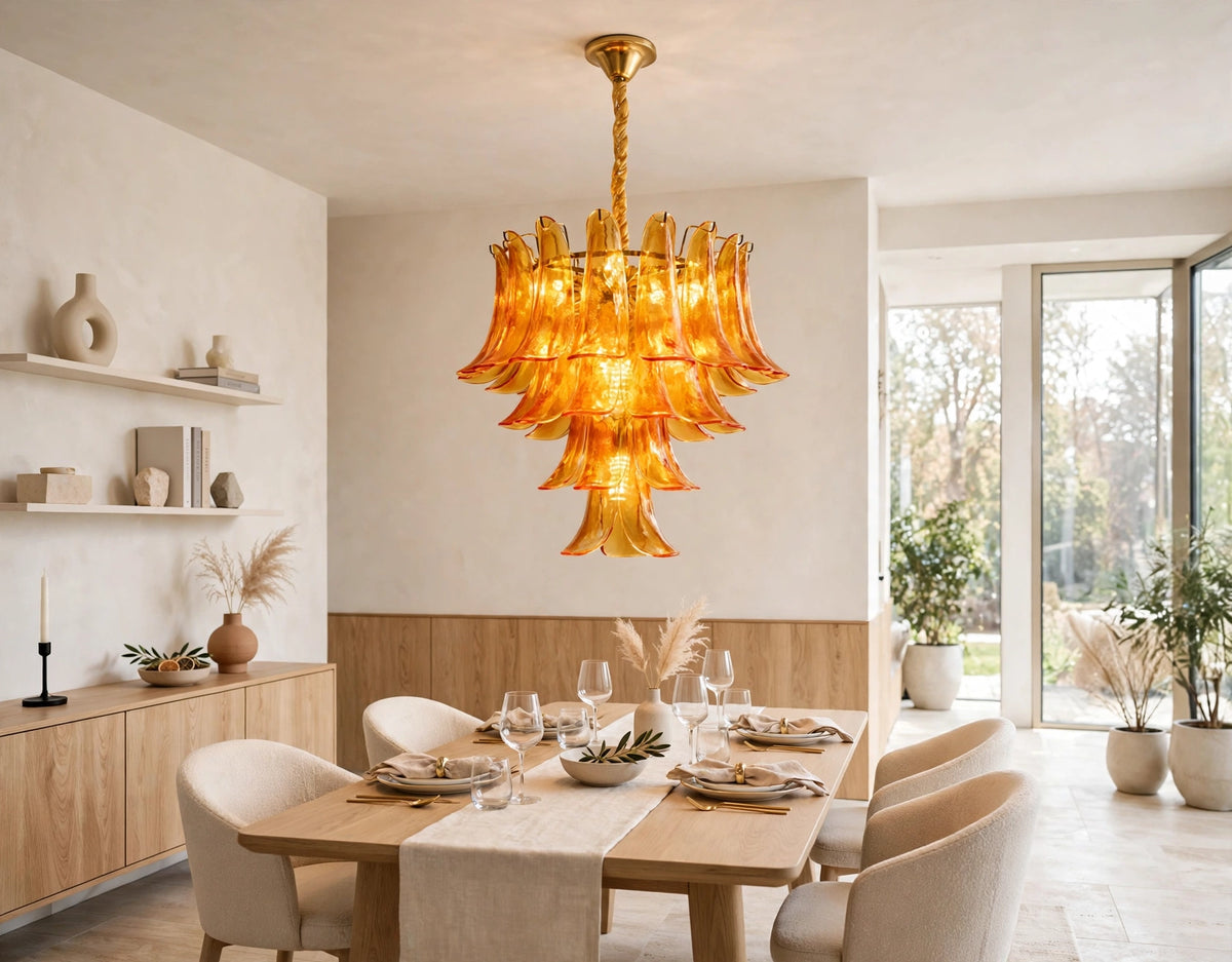 (TLD) Amber Cascade chandelier -500 MM