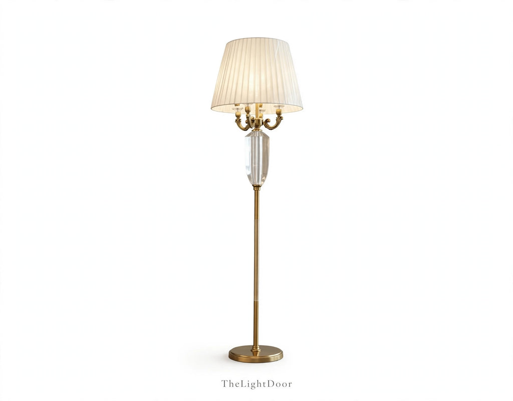 (TLD) Mordern Classic Crystal Floor Lamp