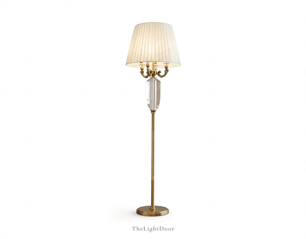 (TLD) Mordern Classic Crystal Floor Lamp
