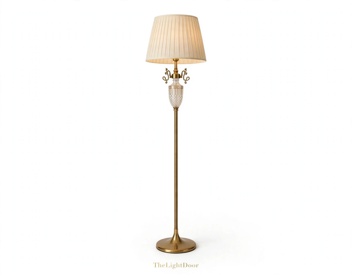 (TLD) Royal Slim - Diamond Crystal Floor Lamp