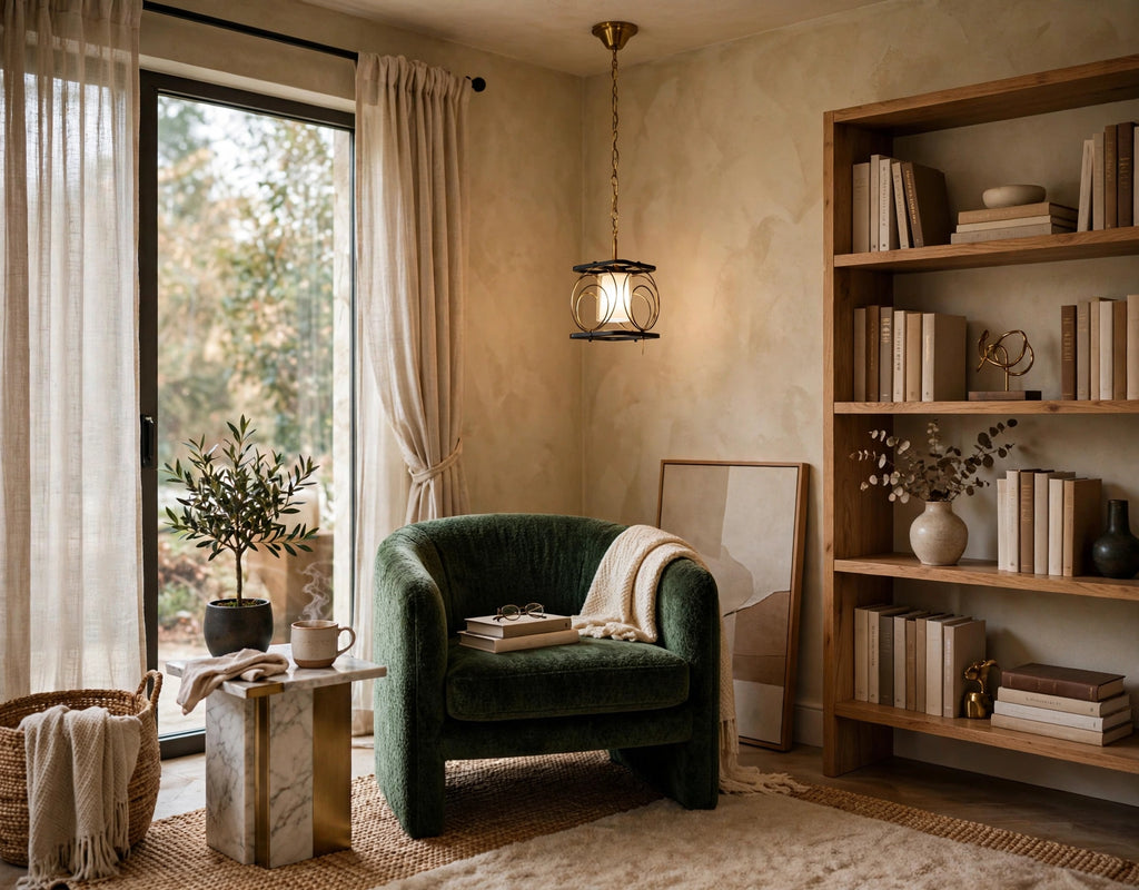 (TLD) Modern Open Cage Hanging Light