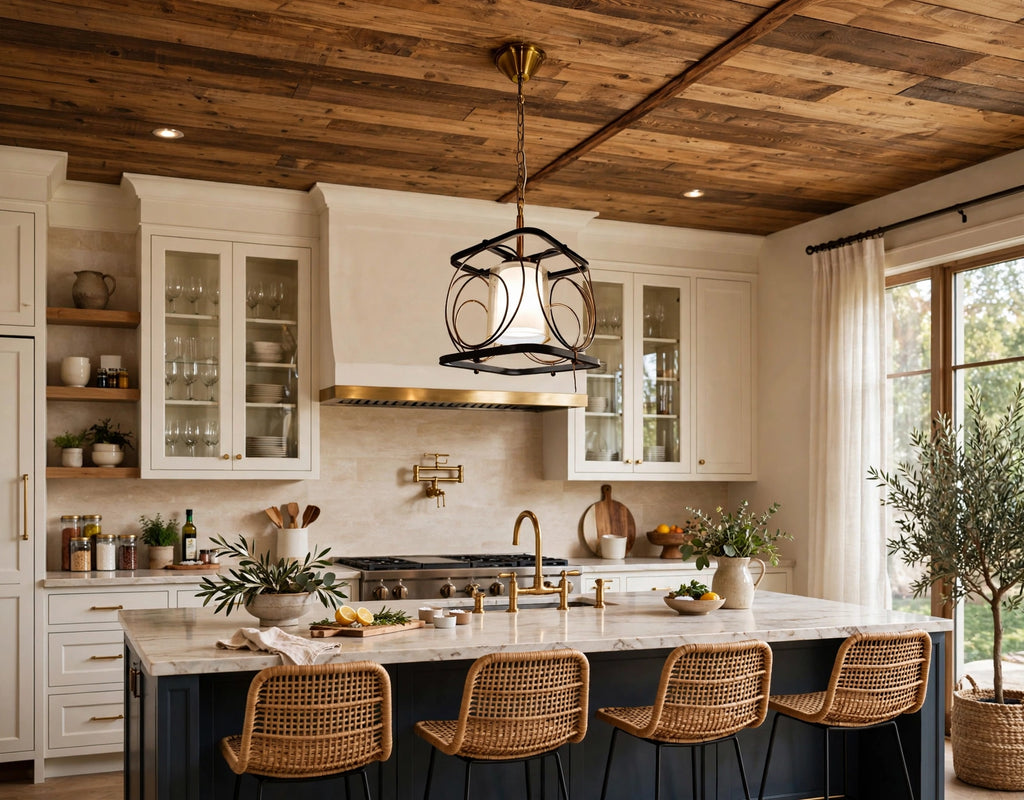 (TLD) Modern Open Cage Hanging Light
