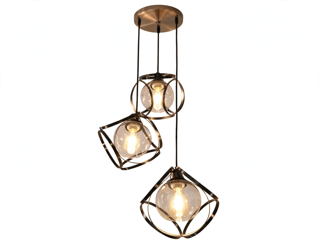 (TLD) Contemporary 3-Light Hanging Light