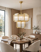 (TLD) Morden Prism Grand Chandelier – Layered Glass Rod Luxury