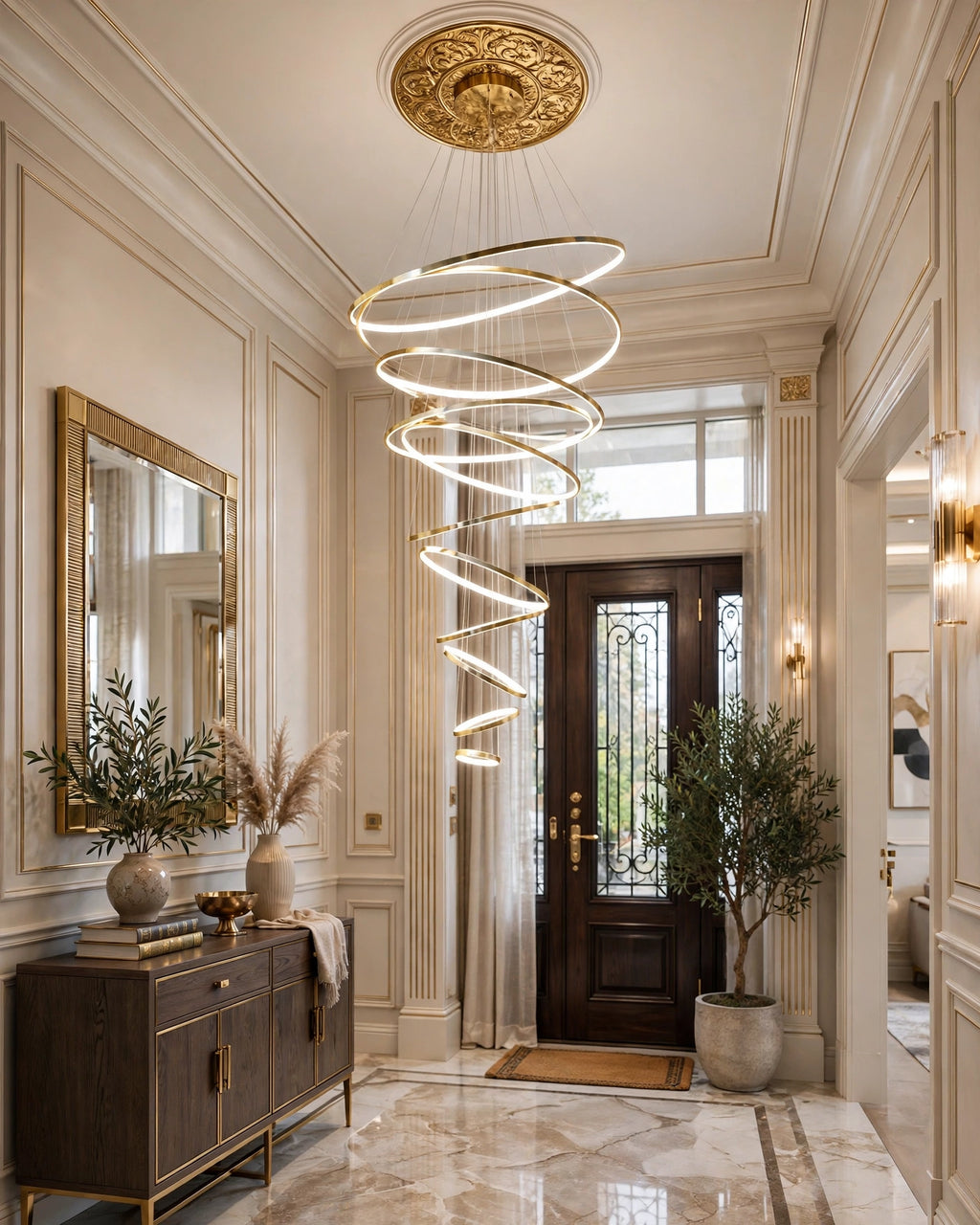 (TLD) Vortex Ring Double Height Chandelier