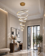 (TLD) Vortex Ring Double Height Chandelier
