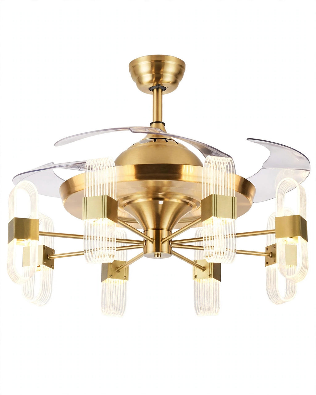 (TLD) Aurum Radial Retractable Fan Chandelier