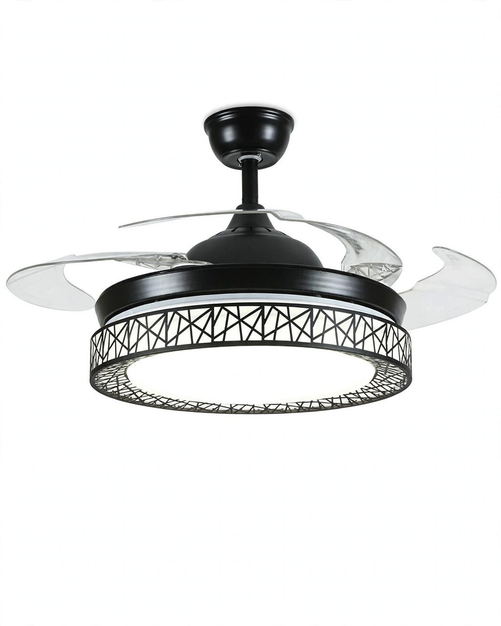 (TLD) Criss-Cross Drum Retractable Fan Light