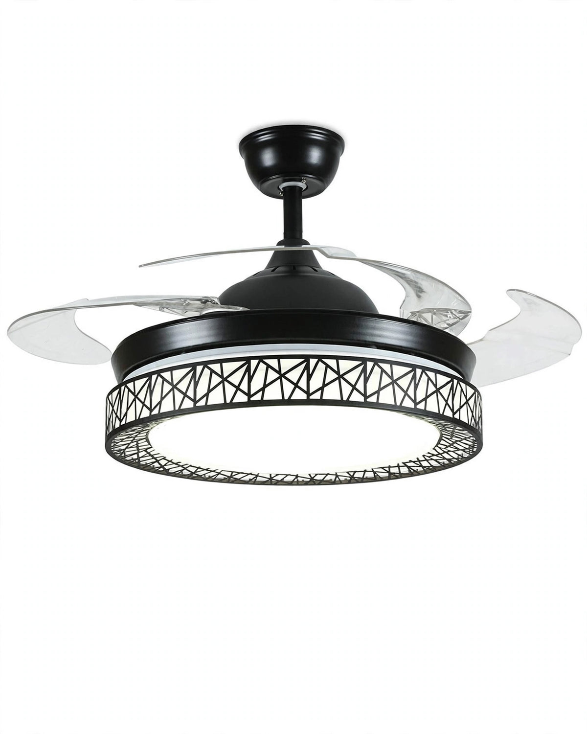 (TLD) Criss-Cross Drum Retractable Fan Light