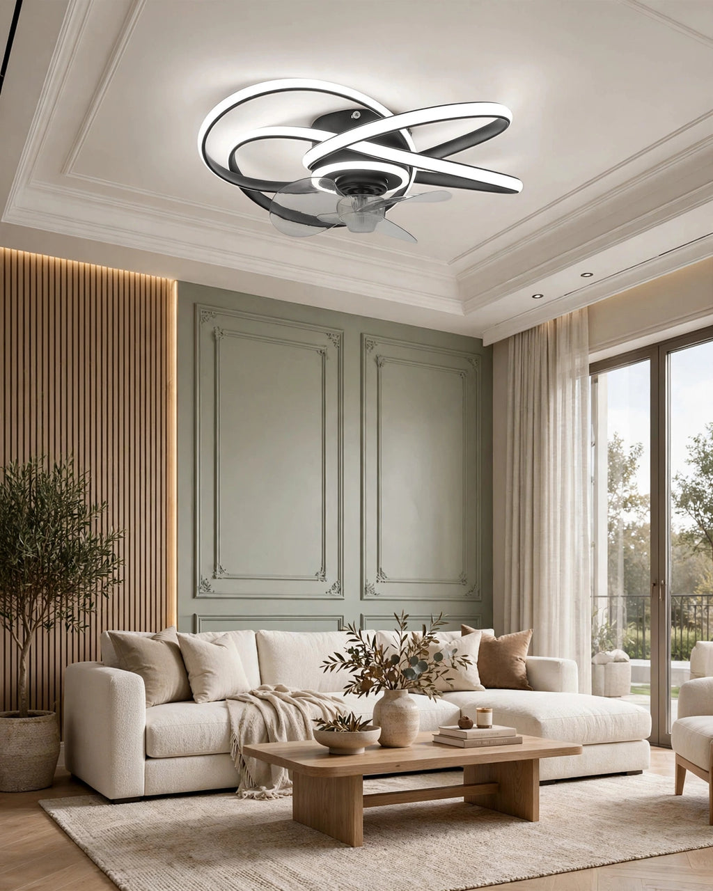(TLD) Infinity Loop Retractable Fan Light
