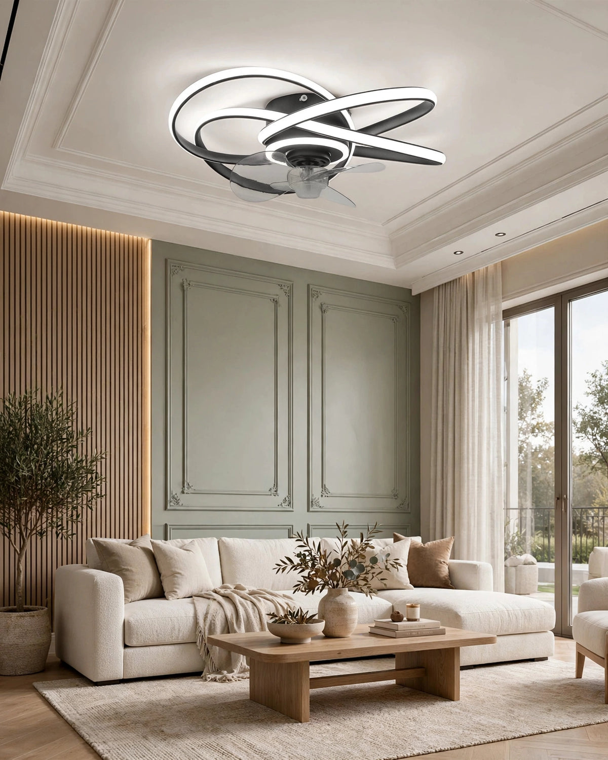(TLD) Infinity Loop Retractable Fan Light