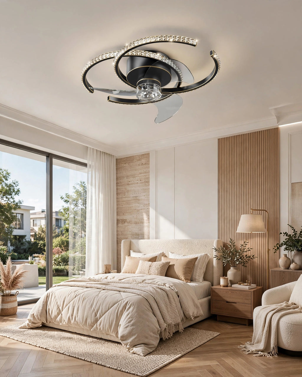 (TLD)Swirl Galaxy Retractable Fan Light