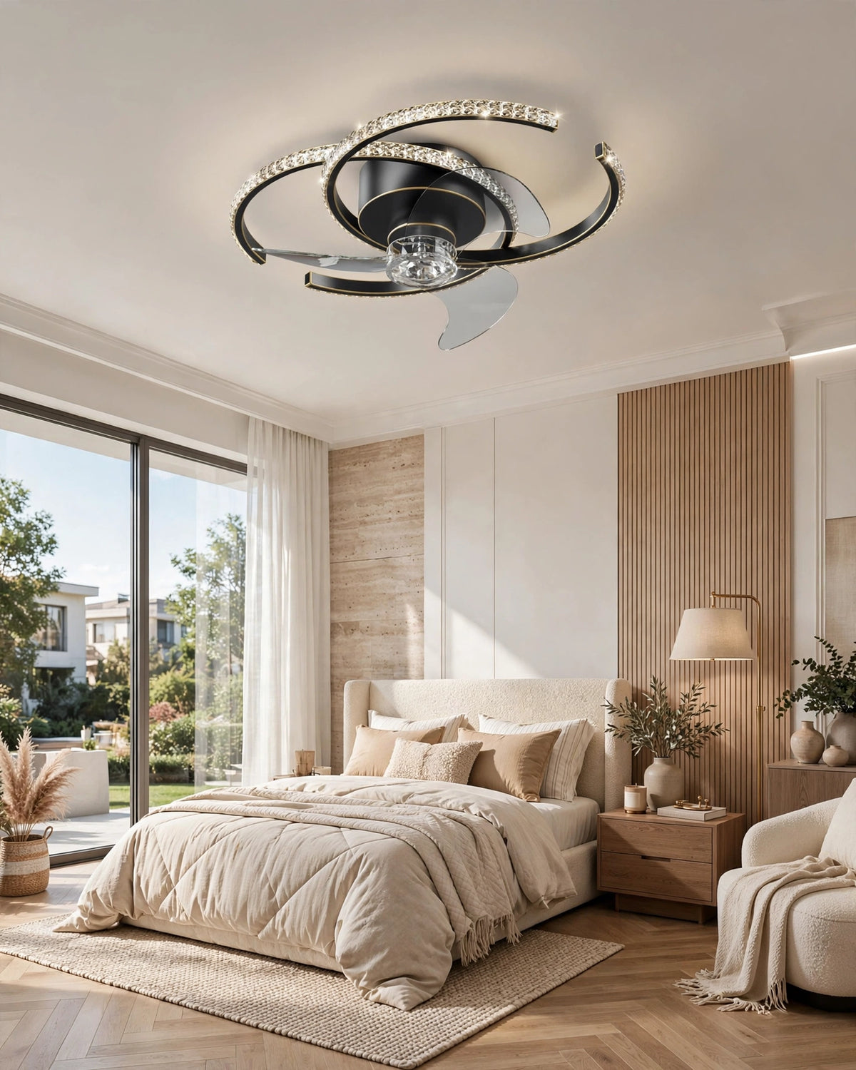(TLD)Swirl Galaxy Retractable Fan Light
