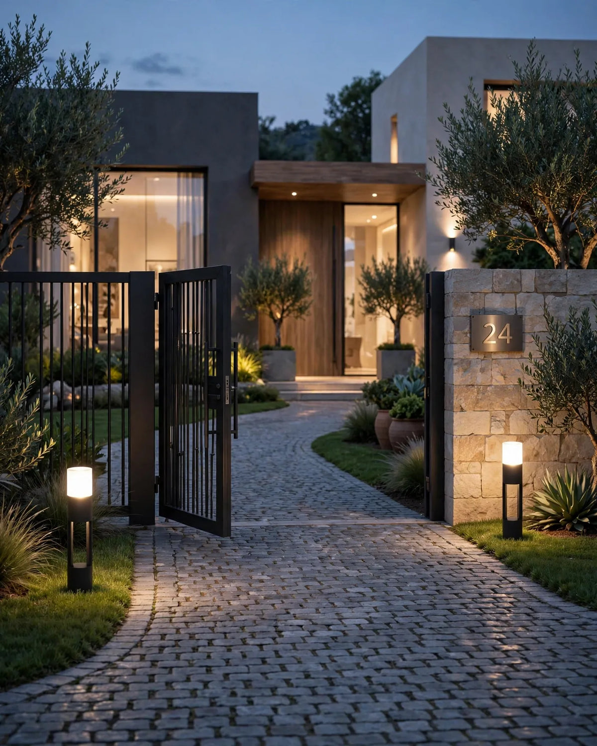 (TLD) NOVA - Minimalist Outdoor Bollard Light for Garden 9 WT