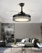 (TLD) Criss-Cross Drum Retractable Fan Light