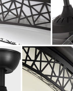 (TLD) Criss-Cross Drum Retractable Fan Light