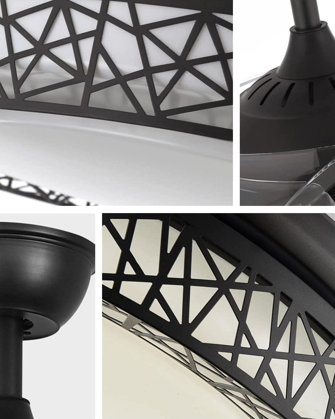 (TLD) Criss-Cross Drum Retractable Fan Light