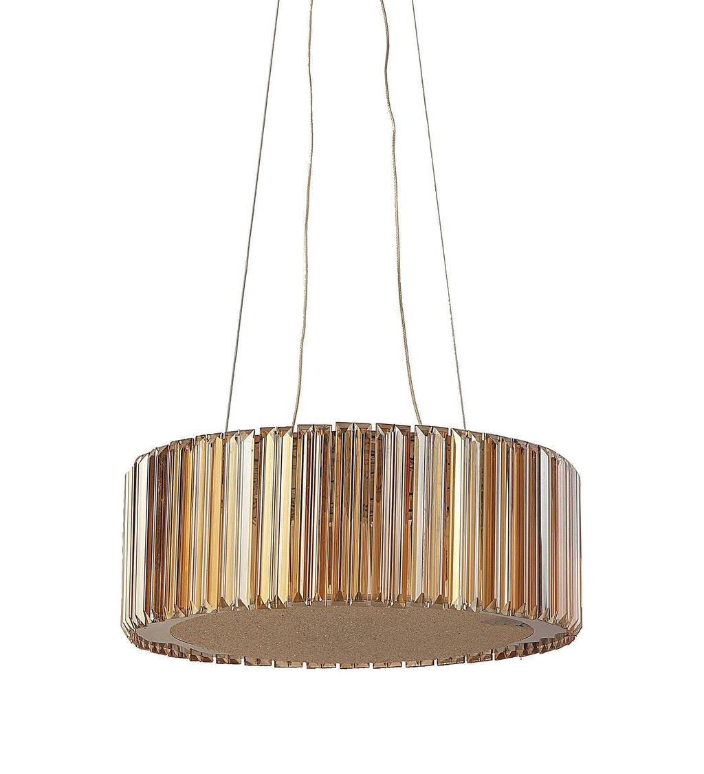 (TLD) Crystal Round Pendant Chandelier - 500 MM