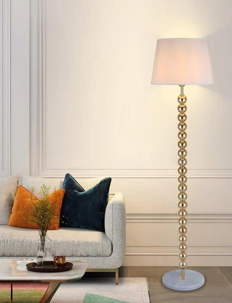 (TLD) Mordern Stacked Ball Floor Lamp - Gold