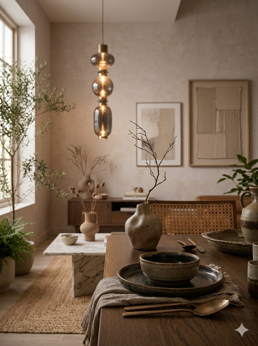 (TLD) Revius 3-Light Tiered Glass Pendant