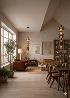 (TLD) Revius 3-Light Tiered Glass Pendant