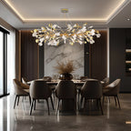 (TLD) GoldLeaf Smart LED Chandelier -1200 MM