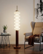 (TLD) Vienna Ripple LED Column Floor Lamp Acrylic Shade